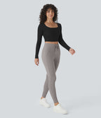 Jogging taille haute Softlyzero™ Plush avec cordon de serrage et poches latérales