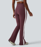 Legging de yoga 7/8 évasé Halara UltraSculpt™ taille haute ventre plat avec bandes latérales