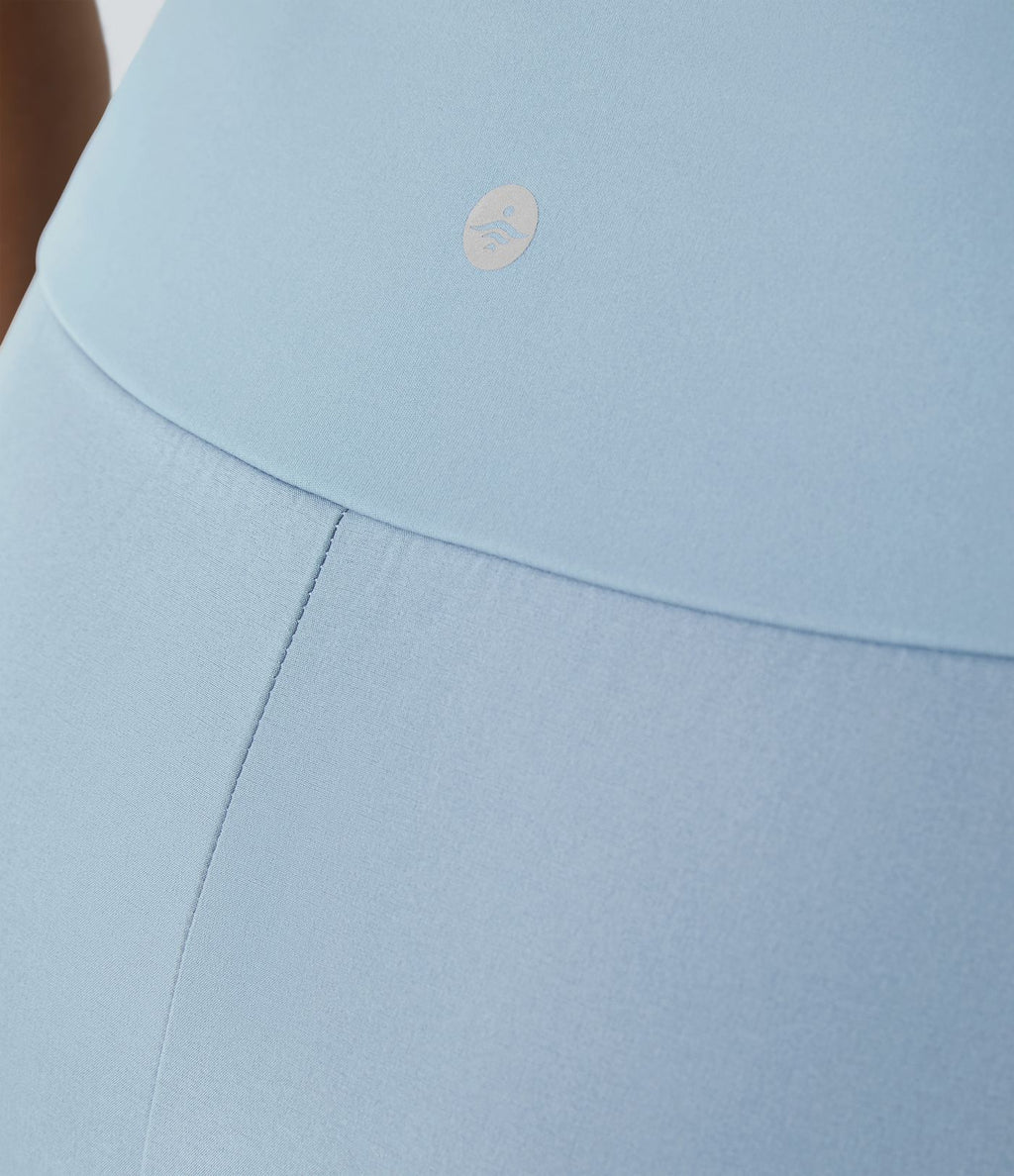 Jupe Longue Casual Breezeful™ Taille Haute à Volants 2en1 Fluide Sèchement Rapide Quotidien Maxi