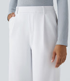 Pantalon tailleur Halara Flex™ DayStretch coupe droite taille haute avec poches