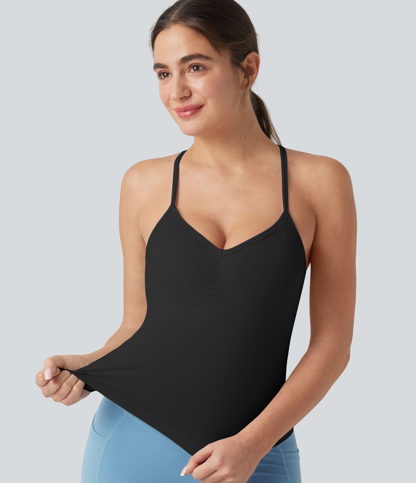 OneForm Débardeur de yoga sans couture avec soutien-gorge intégré