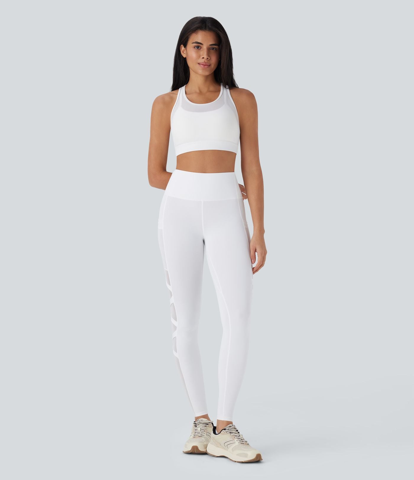 Brassière de sport entraînement SpeedWave™ soutien intermédiaire dos nageur mesh contrastant séchage rapide bonnets A-D