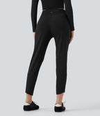 Pantalon fuselé croisé taille haute DayStretch avec poches