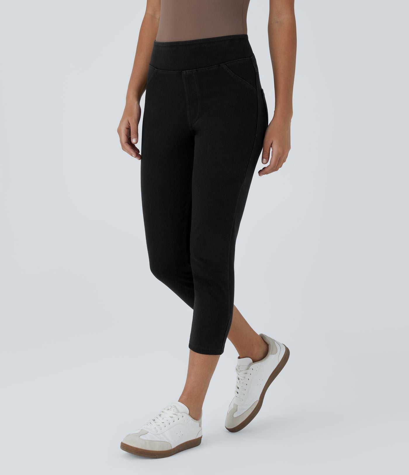 Halara Flex™ Jegging Capri Taille Haute Extensible Poche Latérale Arrière