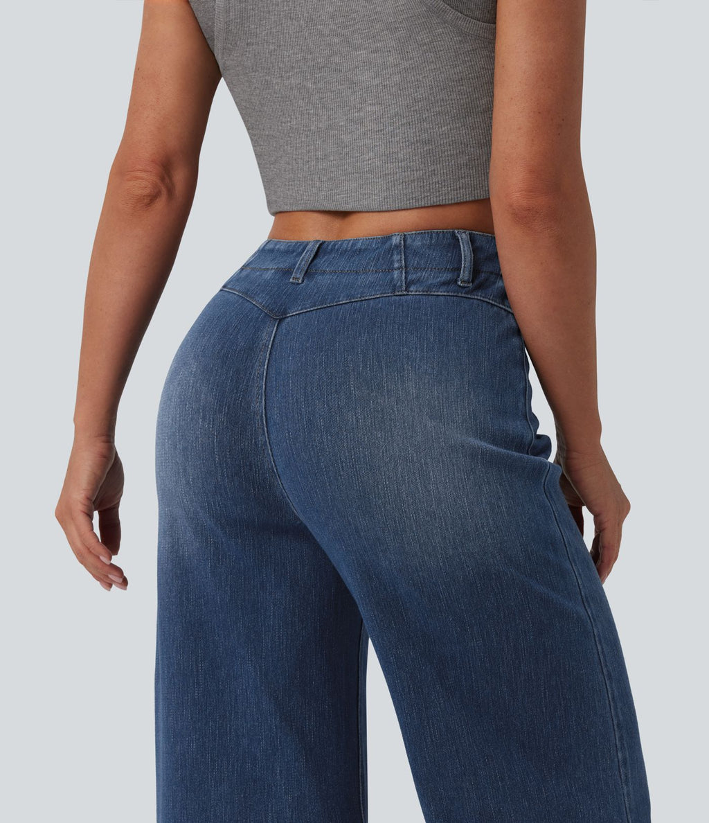 Halara Flex™ Jean casual taille haute ventre plat
