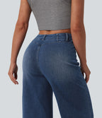Halara Flex™ Jean casual taille haute ventre plat