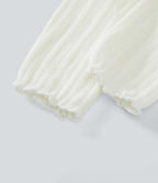 Jambières en maille avec nœud