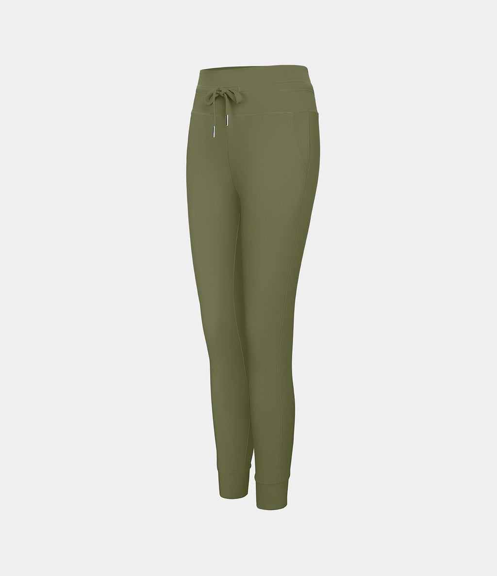 Jogging taille haute Softlyzero™ Plush avec cordon de serrage et poches latérales