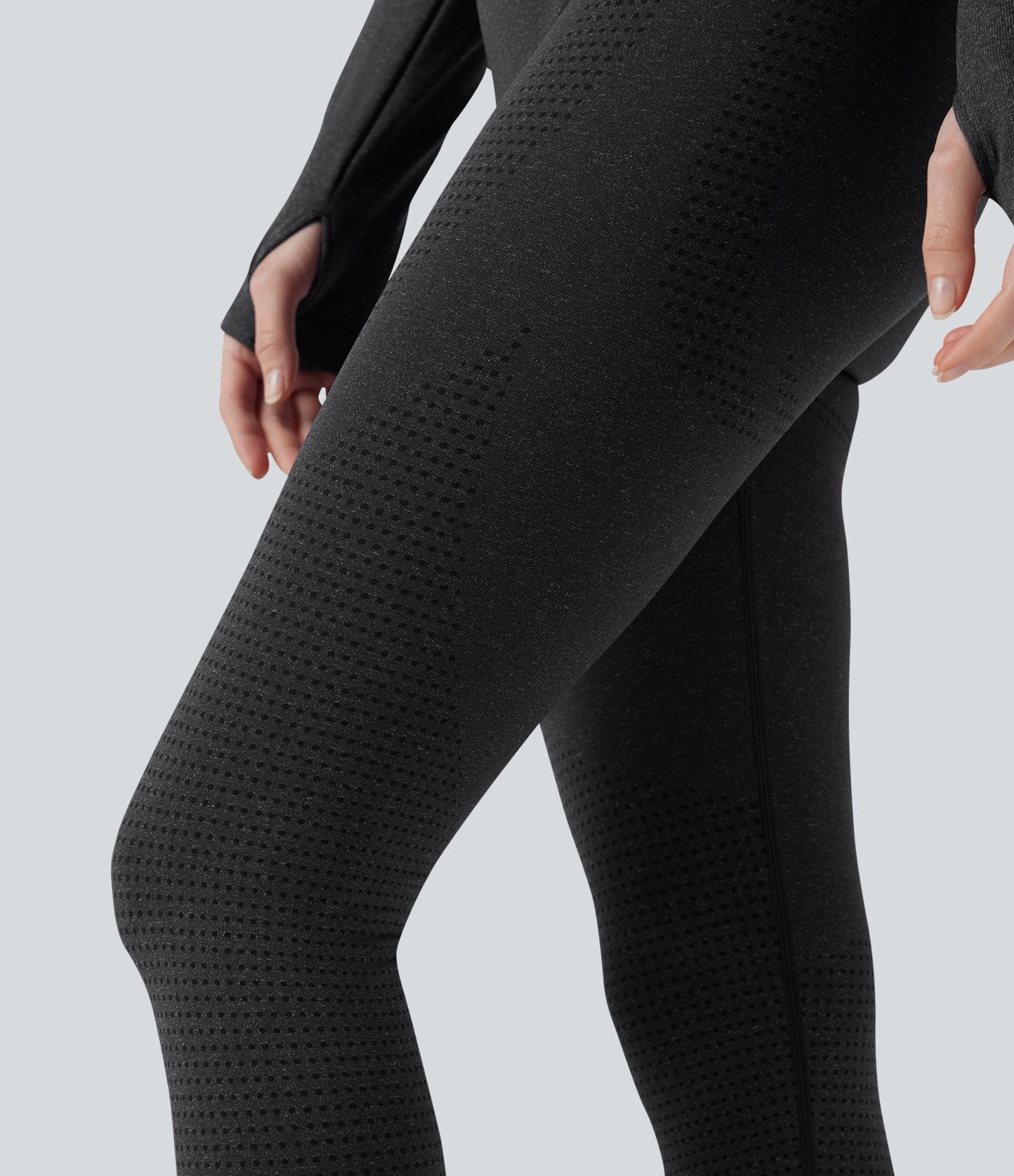 Legging de yoga Seamless Flow taille haute
