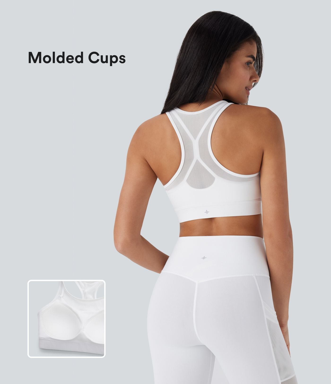 Brassière de sport entraînement SpeedWave™ soutien intermédiaire dos nageur mesh contrastant séchage rapide bonnets A-D