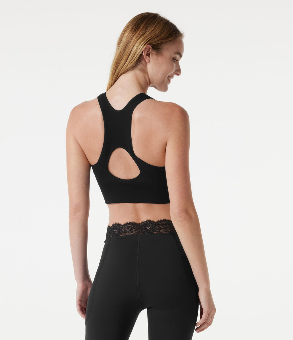 Brassière de sport yoga OneForm Seamless Flow maintien léger dos nageur zip frontal