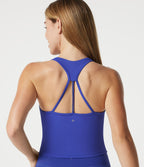 Débardeur SoftlyZero™ Airy décontracté col cœur dos nu froncé brassière intégrée effet frais InstantCool