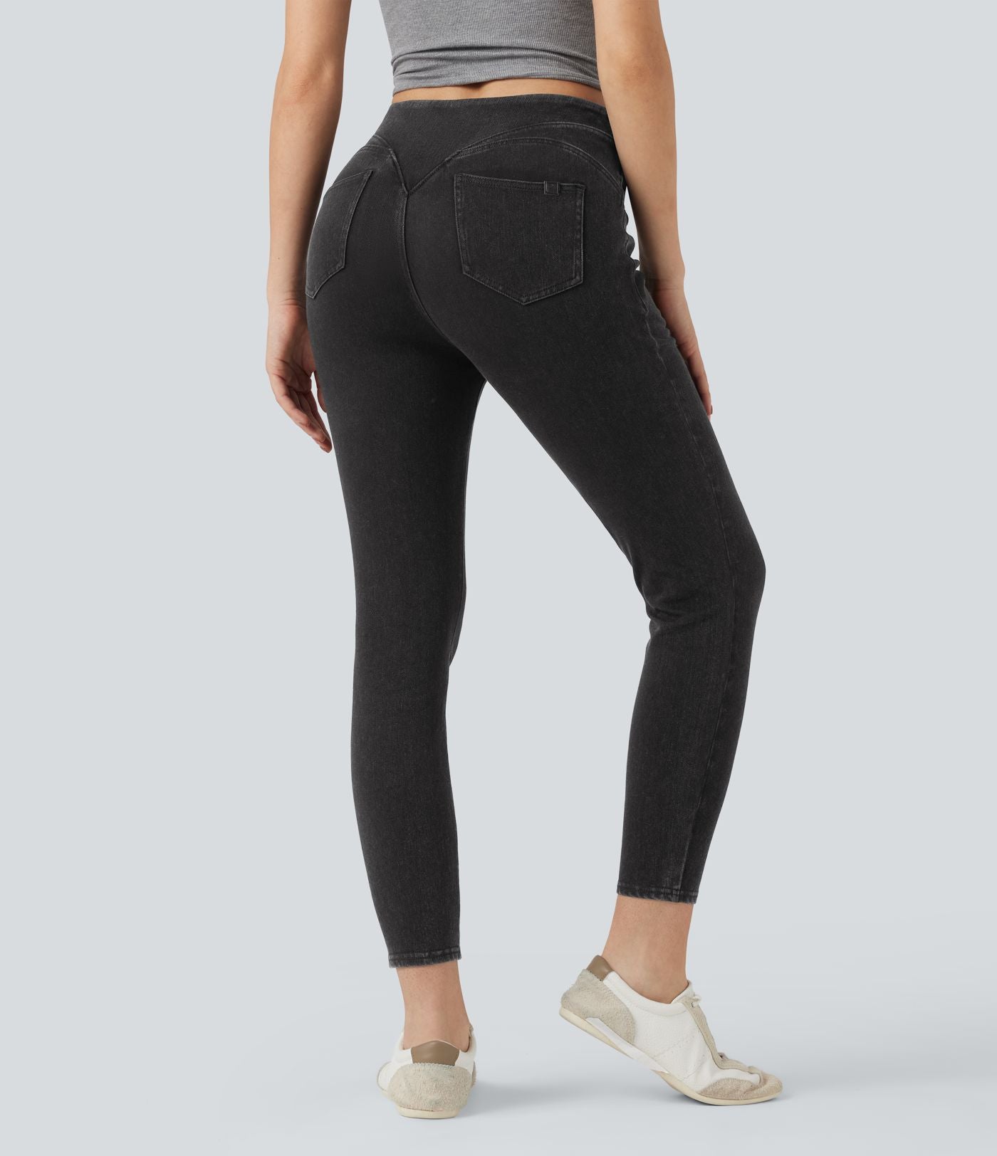 Legging 7/8 denim Halara Flex™ SoCinched gainant effet push-up taille haute avec poches