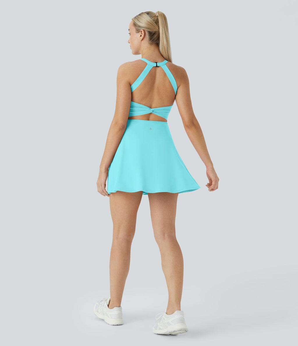 Softlyzero™ Airy Robe Sport Torsadée Dos Nu Édition Easy Peasy
