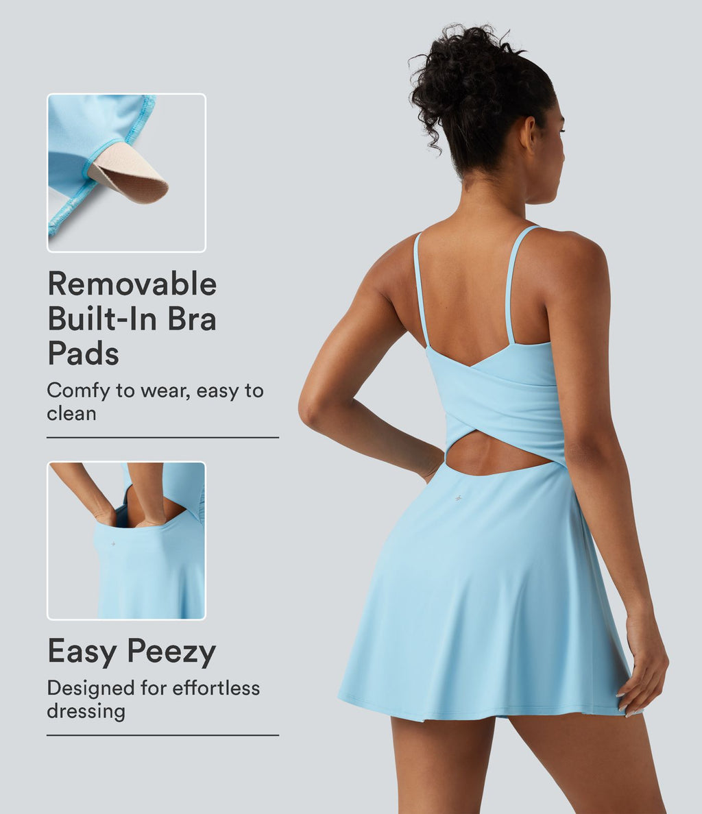 Robe active mini SoftlyZero™ Airy 2-en-1 avec maintien intégré, poches et design accès facile Easy Peasy