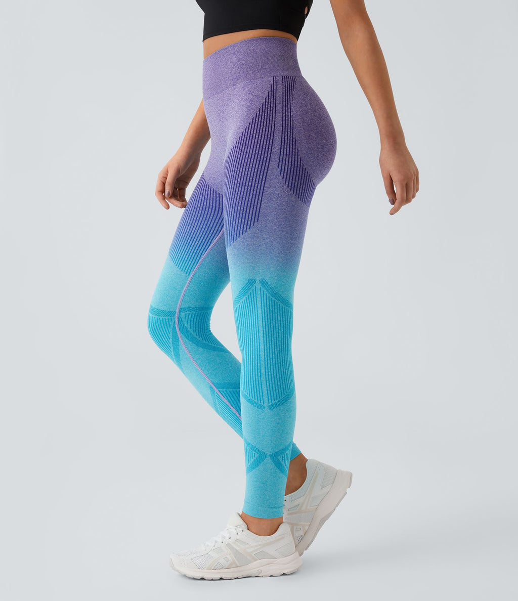 Legging running taille haute dégradé sans couture OneForm Seamless Flow