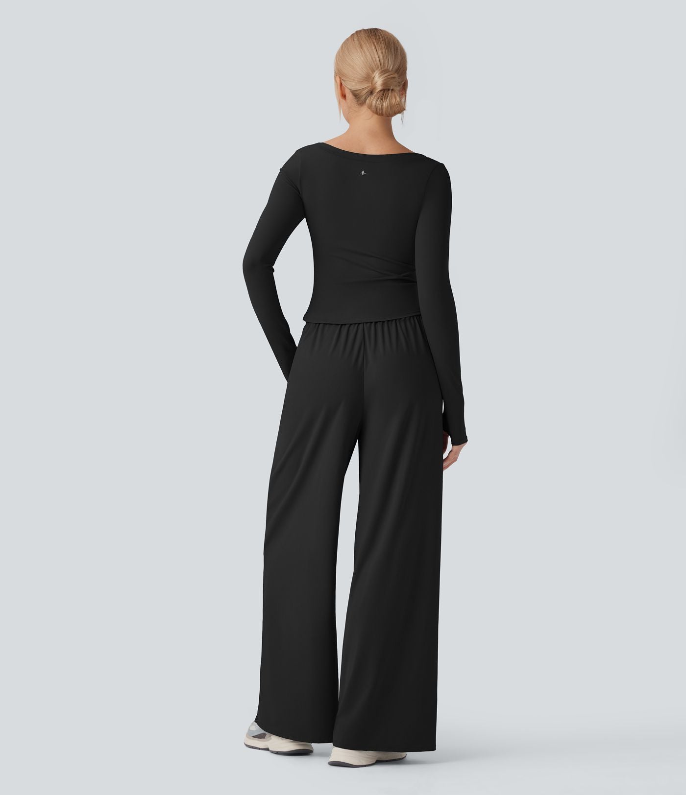 Combinaison workout SoftlyZero™ Airy manches longues trous pouces Cool Touch avec poches - Édition Easy Peasy