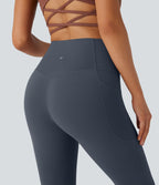 Pantalon de yoga à coupe bootcut gainant taille haute avec poches Halara UltraSculpt™