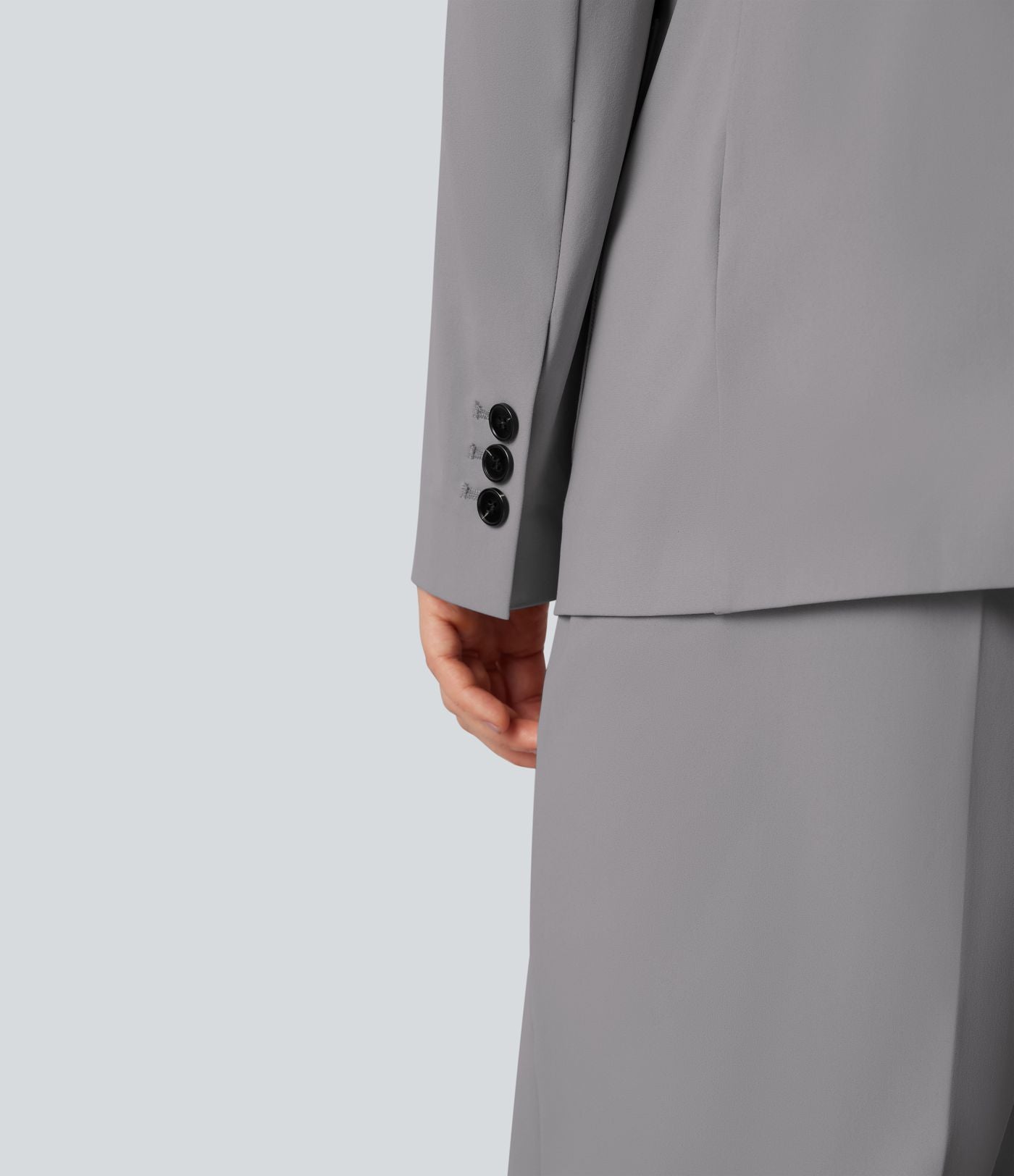 Blazer de travail col cranté infroissable à manches longues Halara Flex™ Suit avec poches