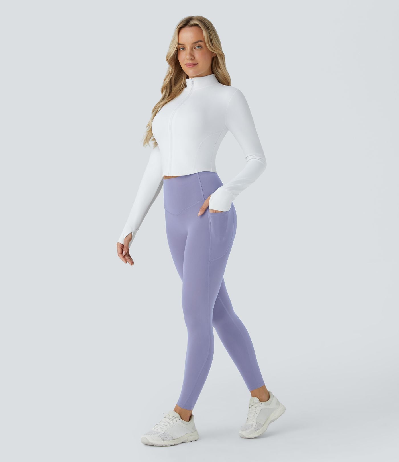Legging d'entraînement gainant galbant taille haute avec poches Halara UltraSculpt™