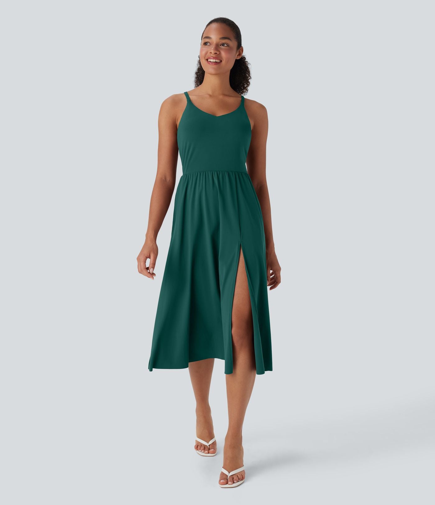 Robe caraco décontractée SoftlyZero™ Airy dos nageur effet frais InstantCool avec poches, bonnets E-G