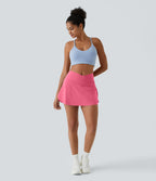 Jupe de tennis mini 2-en-1 quotidienne SoftlyZero™ Airy avec croisement, poche latérale et effet frais InstantCool, Lucid, protection solaire UPF50+