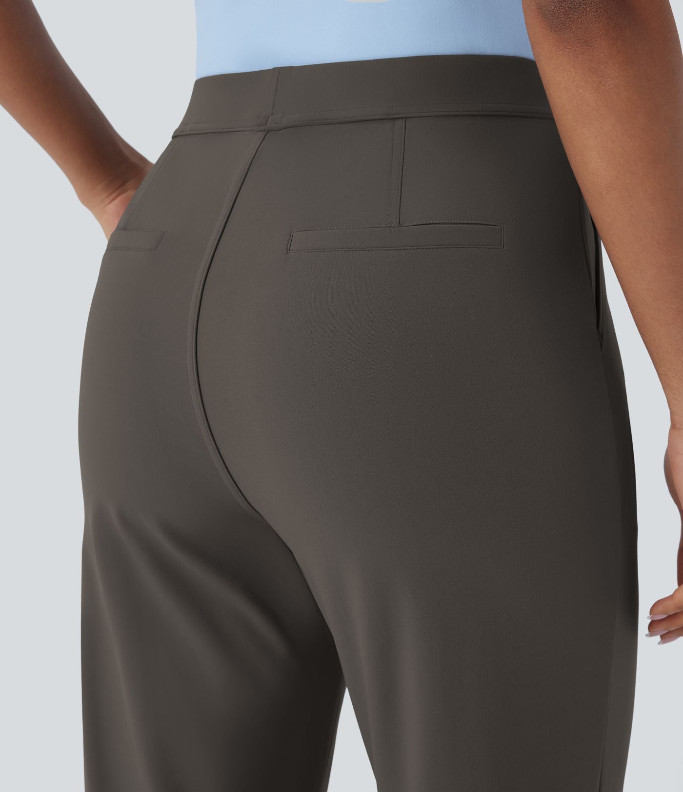Pantalon de travail fuselé longueur cheville taille haute Halara Flex™ DayStretch avec poches