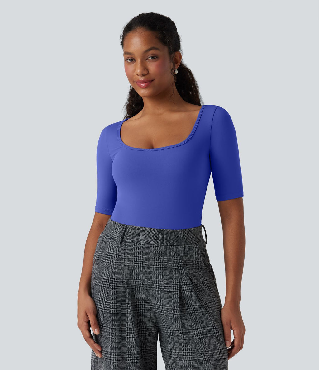 T-shirt de travail SoftlyZero™ Airy encolure arrondie manches courtes effet frais InstantCool