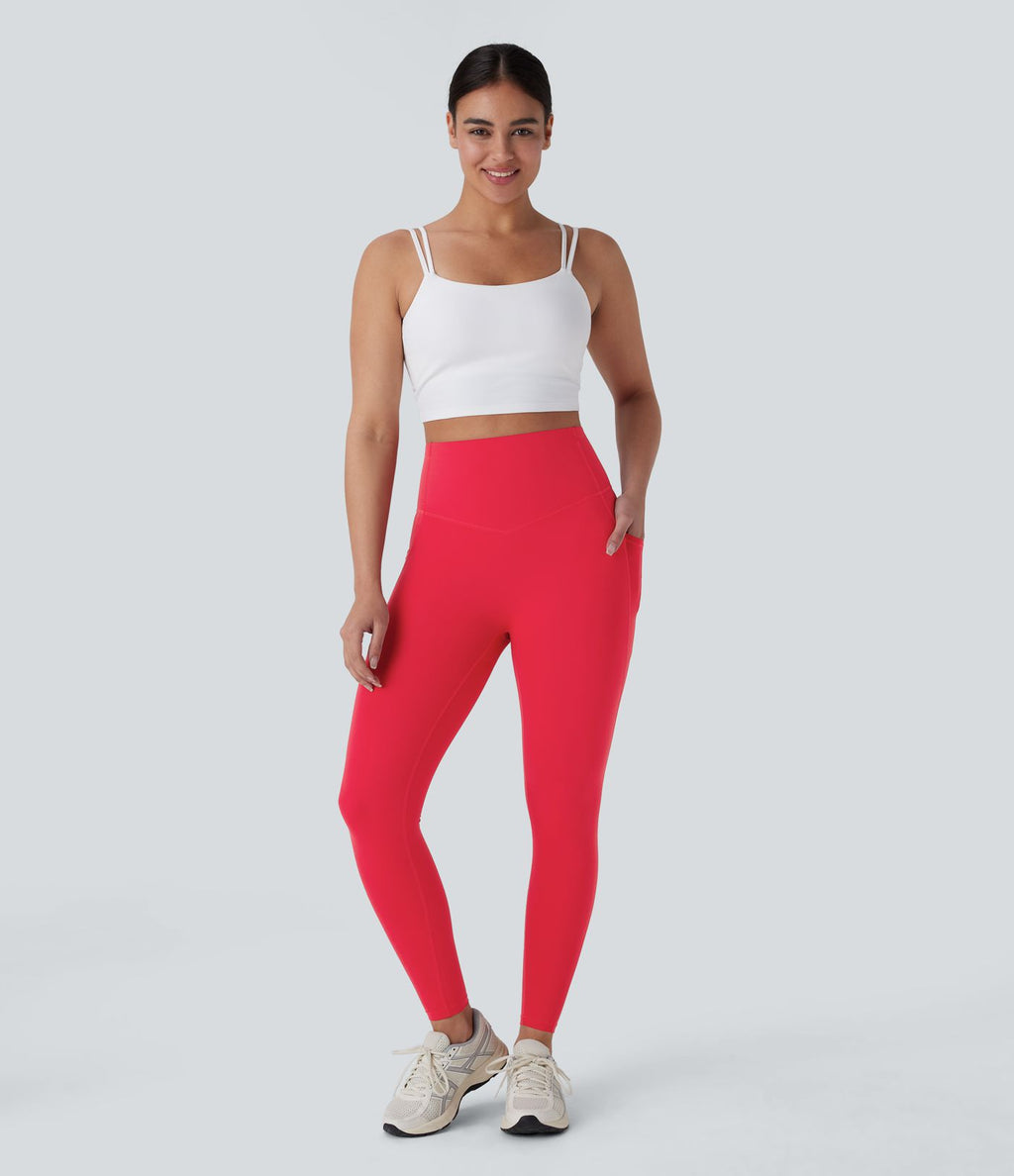 Legging d'entraînement gainant galbant taille haute avec poches Halara UltraSculpt™