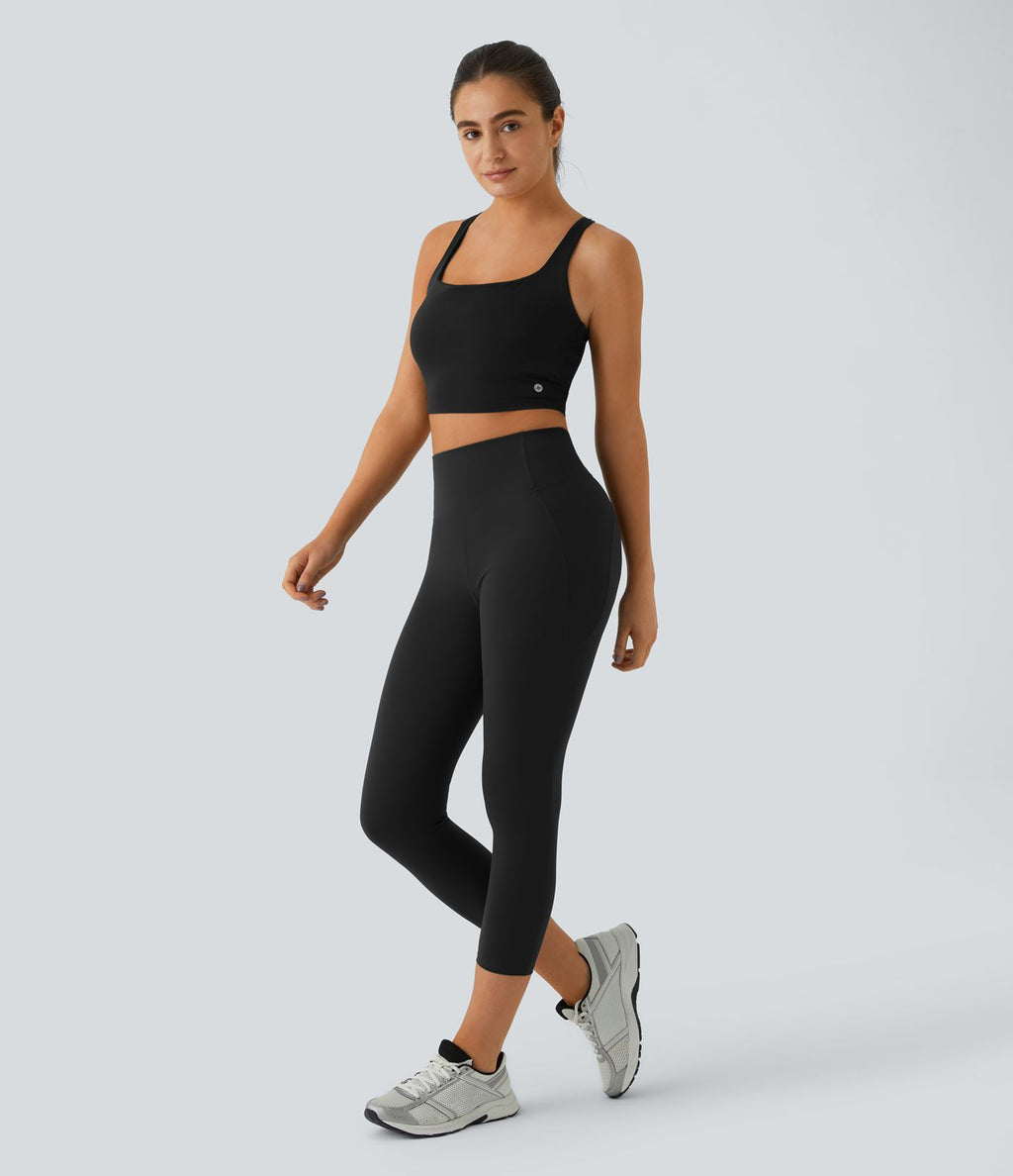 Legging de yoga gainant taille haute avec poches Halara UltraSculpt™