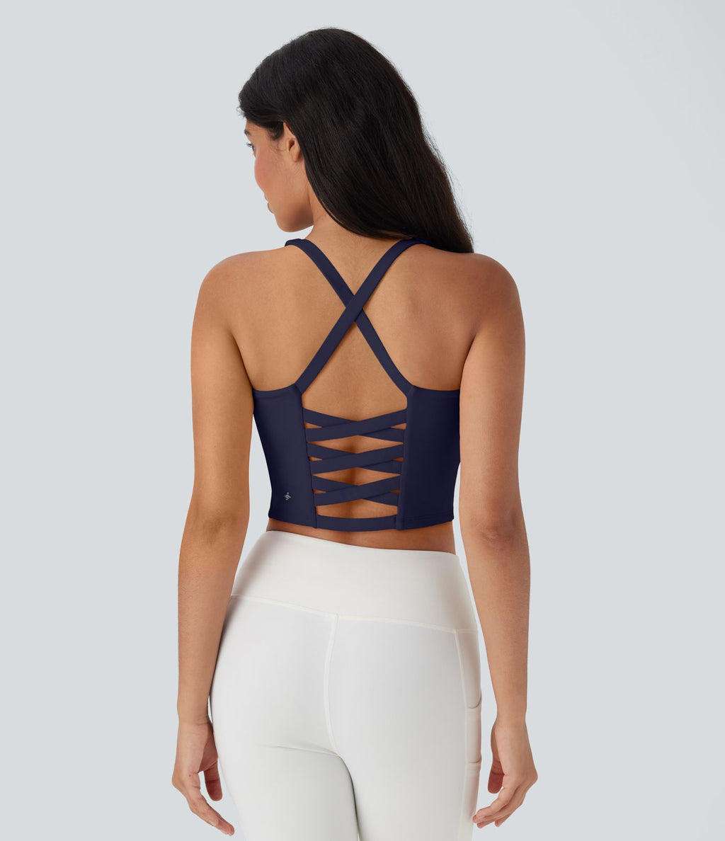 Débardeur yoga court E-G