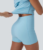 Robe de sport yoga 2-en-1 SoftlyZero™ Plush push-up coques moulées fermeture éclair avec poches édition Easy Peasy E-G