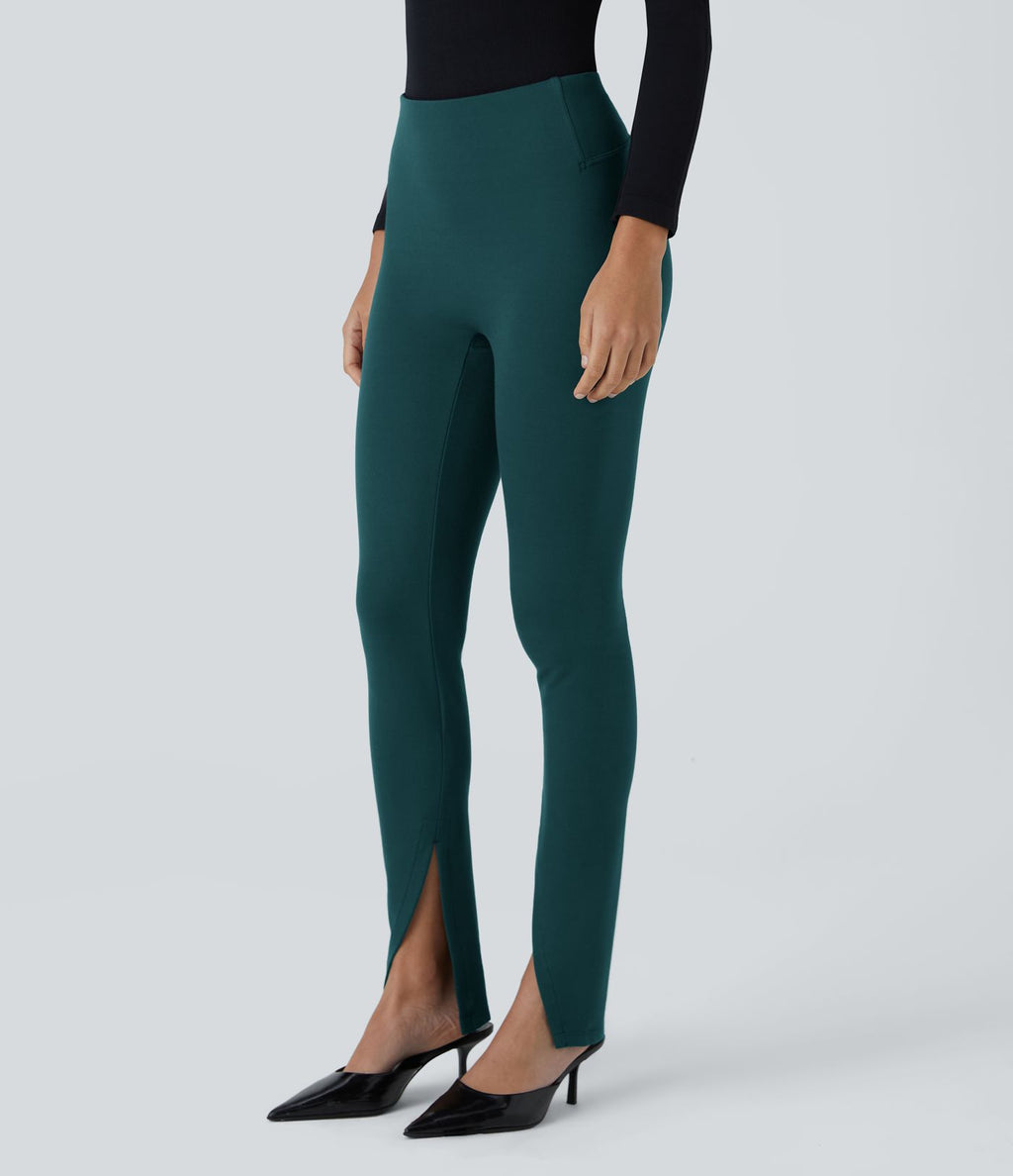 Pantalon tailleur devant taille haute Halara Flex™