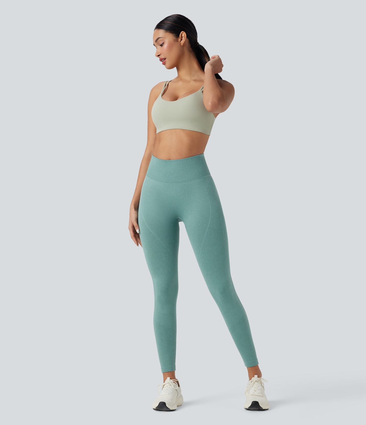 Seamless Flow Legging yoga taille haute gainant et sculptant