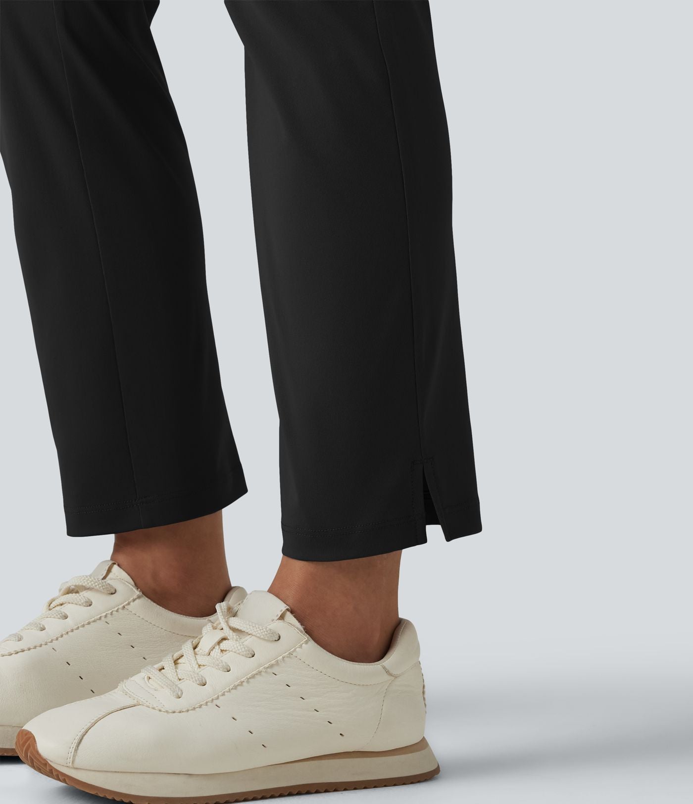 Pantalon de golf fuselé taille haute avec poches