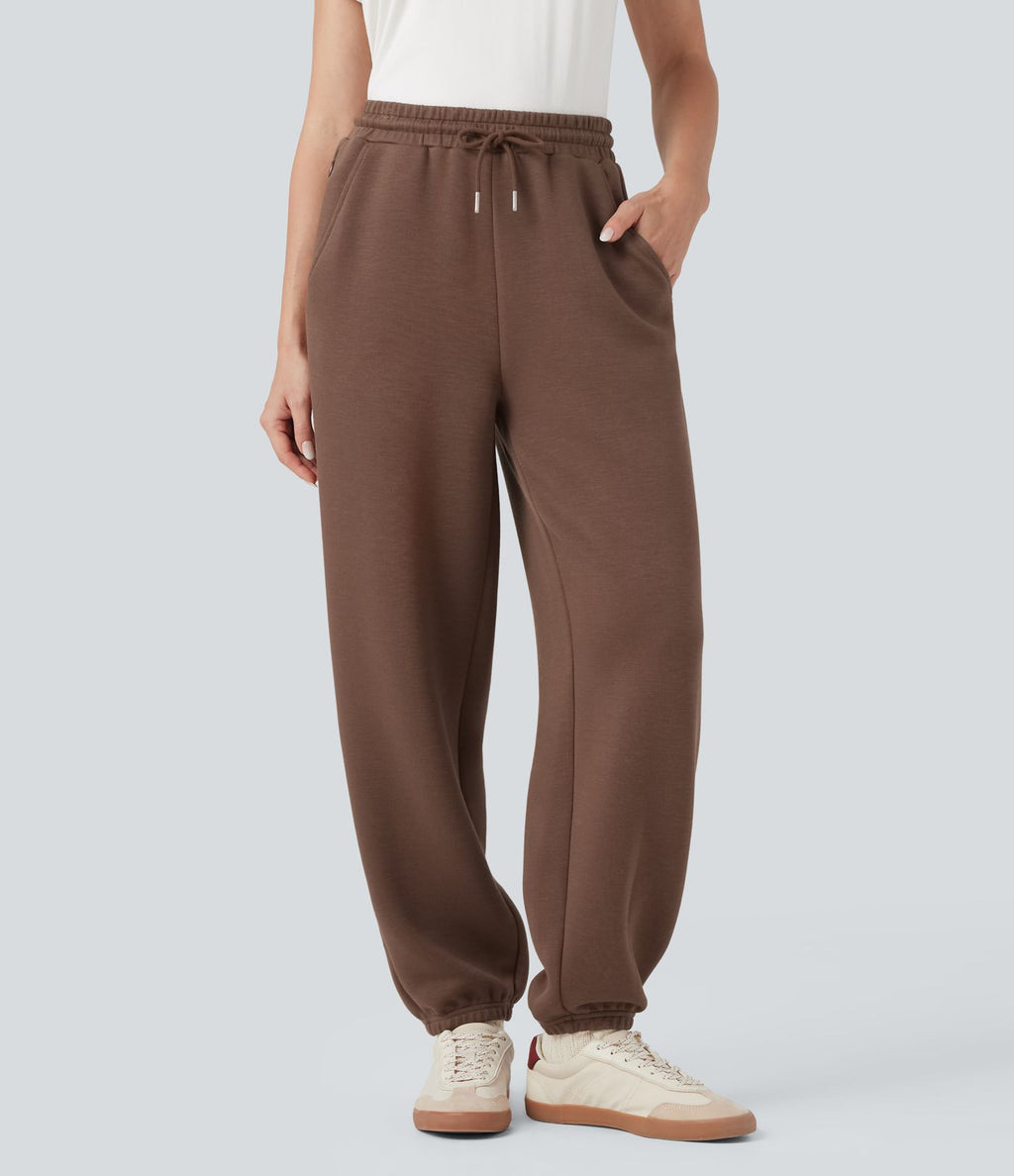 Joggers décontractés SpacerTek™ taille mi-haute avec cordon de serrage et poches