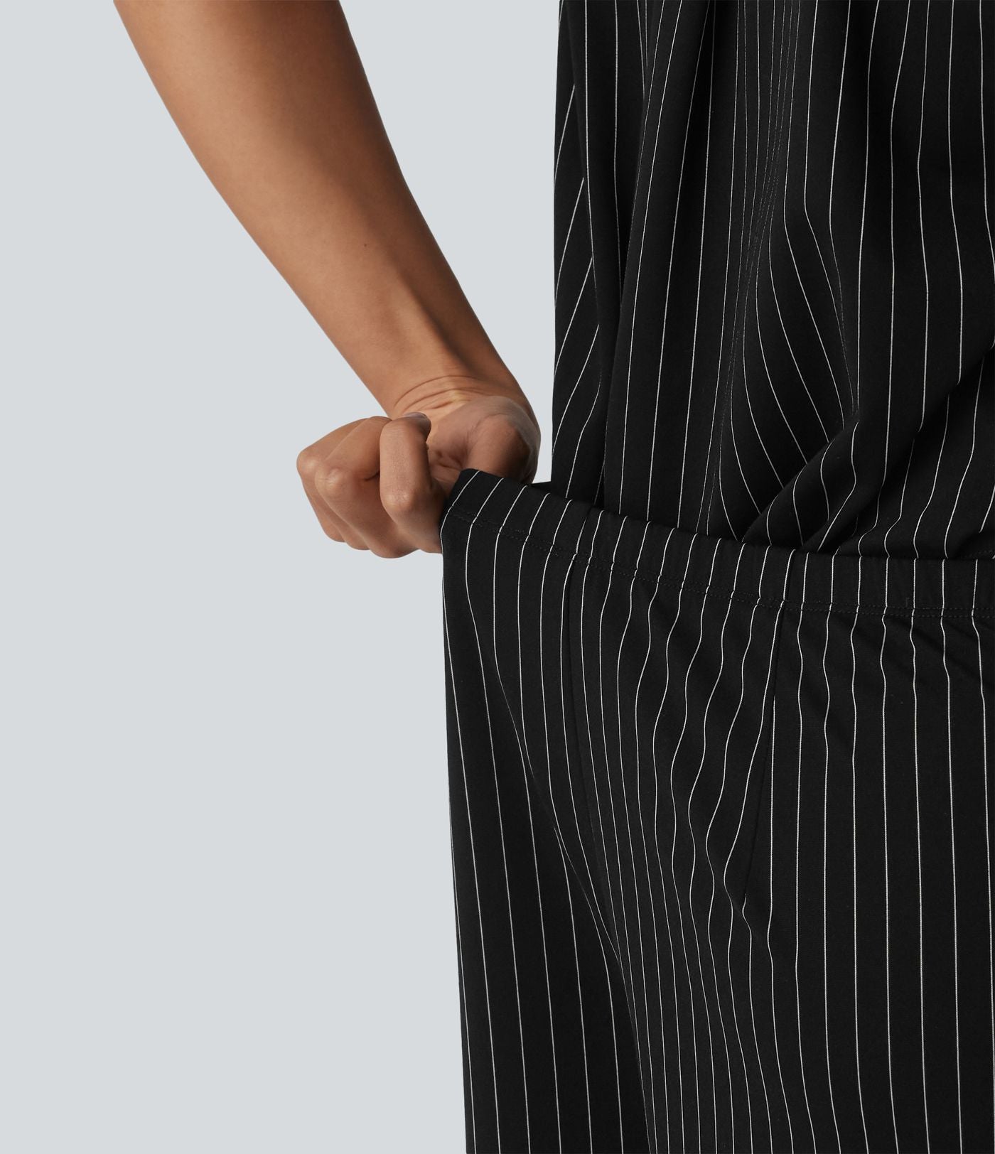 Combinaison chemise manches courtes bureau à effet frais avec ceintures et poches, accès facile Easy Peasy