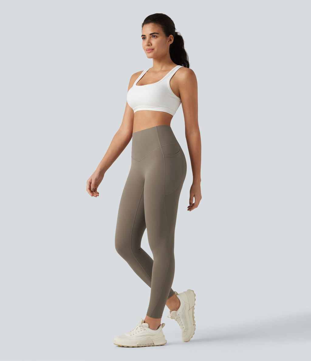 Legging d'entraînement gainant taille haute avec poches Halara UltraSculpt™