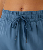 Shorts Running 7,5cm 2 en1 Taille Mi-Haute Cordon de Serrage Empiècement Mesh Contrastant