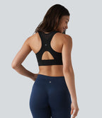 Halara UltraSculpt™ Brassière de sport d'entraînement maintien modéré, dos nageur avec boucle ajustable et mesh respirant