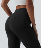 Legging de yoga bootcut SoftlyZero™ taille haute avec poches - UPF50+