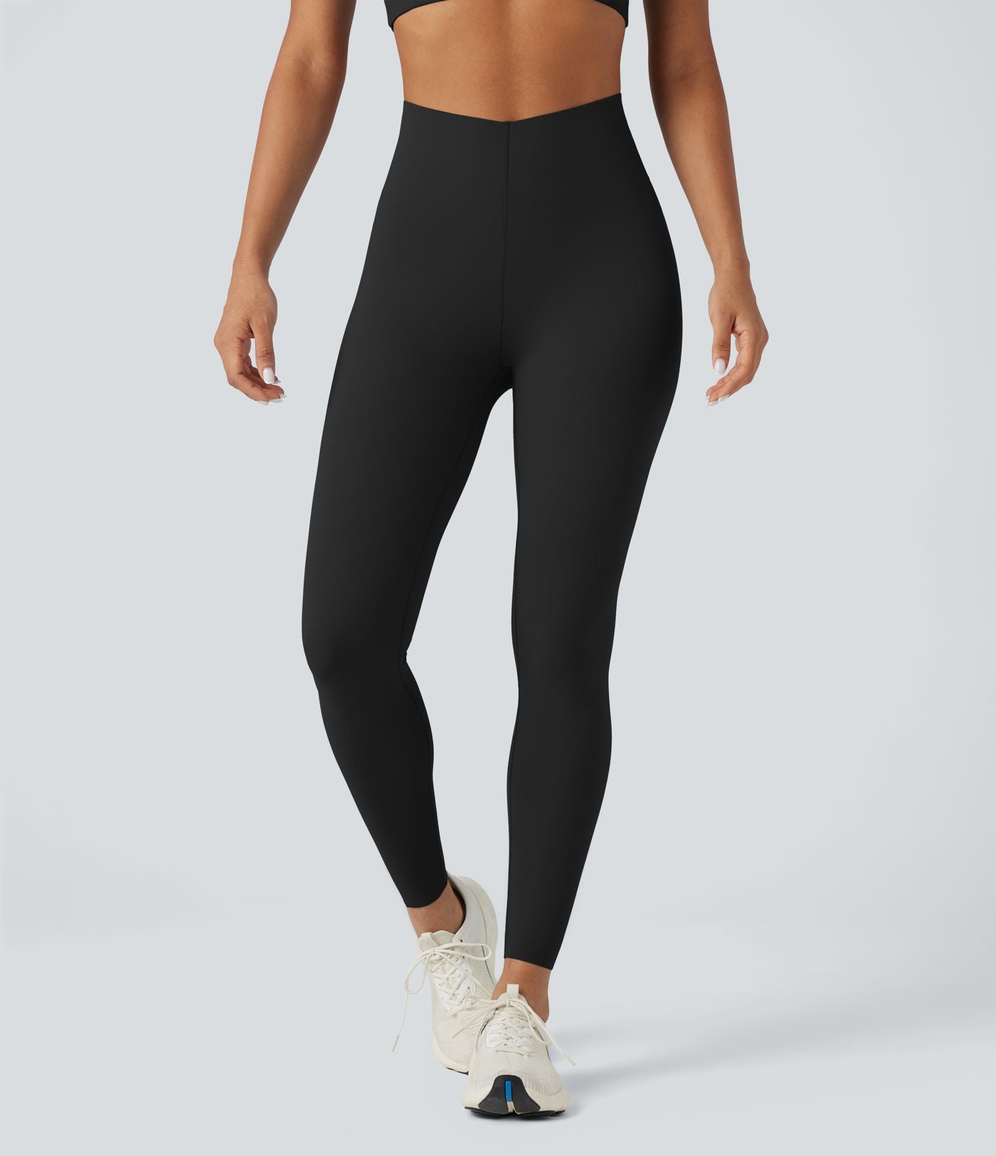 Legging 7/8 d'entraînement gainant taille haute avec ceinture en V Halara UltraSculpt™