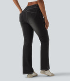 Halara Flex™ Jean bootcut casual taille mi-haute avec poches