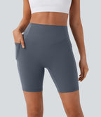Legging de yoga gainant taille haute chiné à séchage rapide avec poches Halara UltraSculpt™