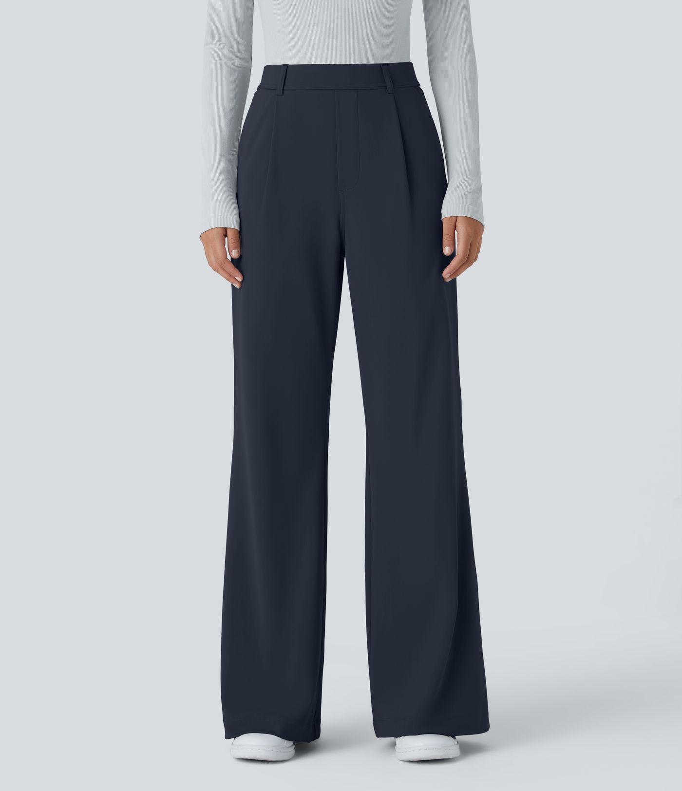 Pantalon tailleur évasé taille haute Halara Flex™ DayStretch avec poches