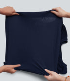 T-shirt col rond manches chauve-souris coupe décontractée