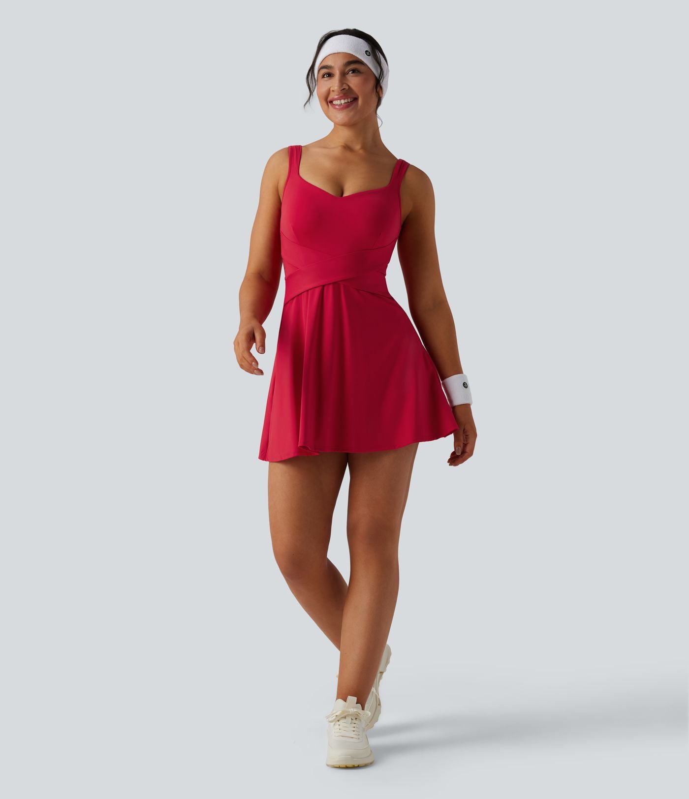 Robe de tennis 2-en-1 SoftlyZero™ Airy mini effet frais InstantCool avec poche, accès facile Easy Peasy, protection solaire UPF50+