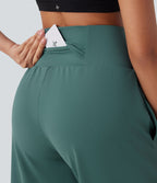 Bermuda SoftlyZero™ Airy de yoga taille haute avec poches multiples et effet frais InstantCool