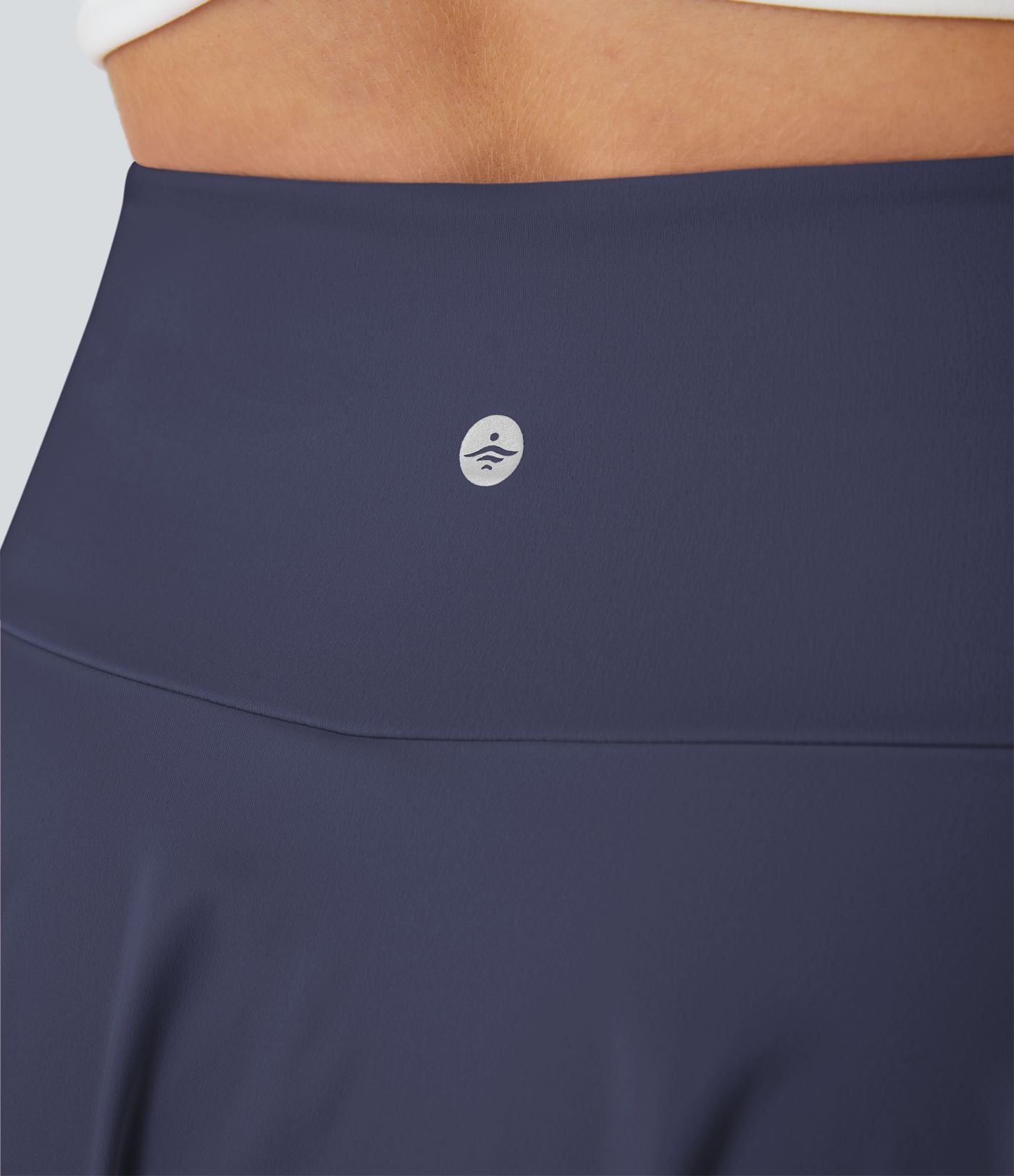 Jupe de tennis SoftlyZero™ Airy taille haute confortable 2-en-1 poches latérales croisées évasée effet frais