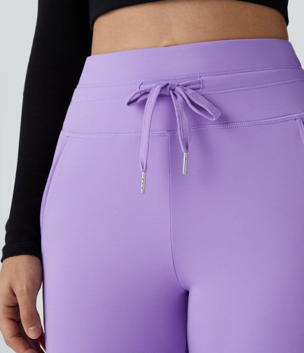 Jogging taille haute Softlyzero™ Plush avec cordon de serrage et poches latérales